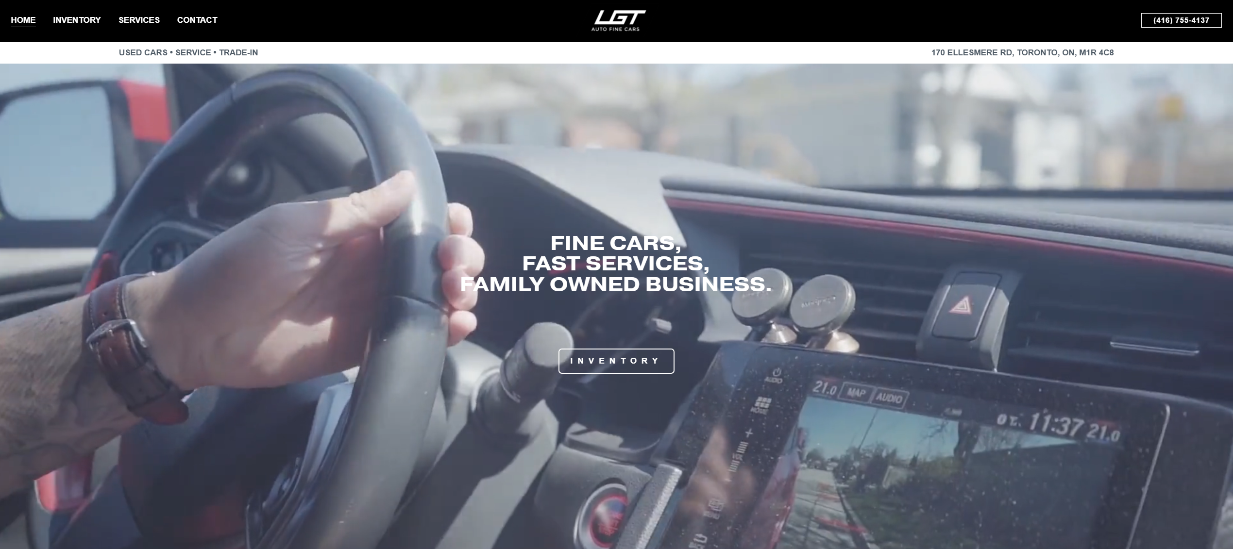 lgtfinecars.ca web development